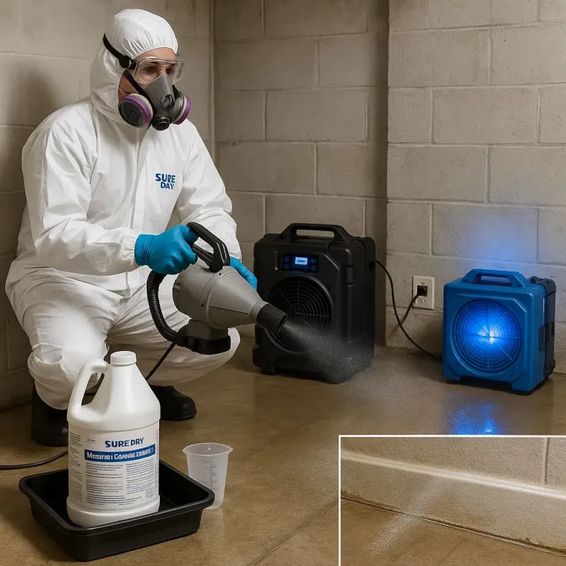 Sanitization and Odor Removal process in Biscoe, NC