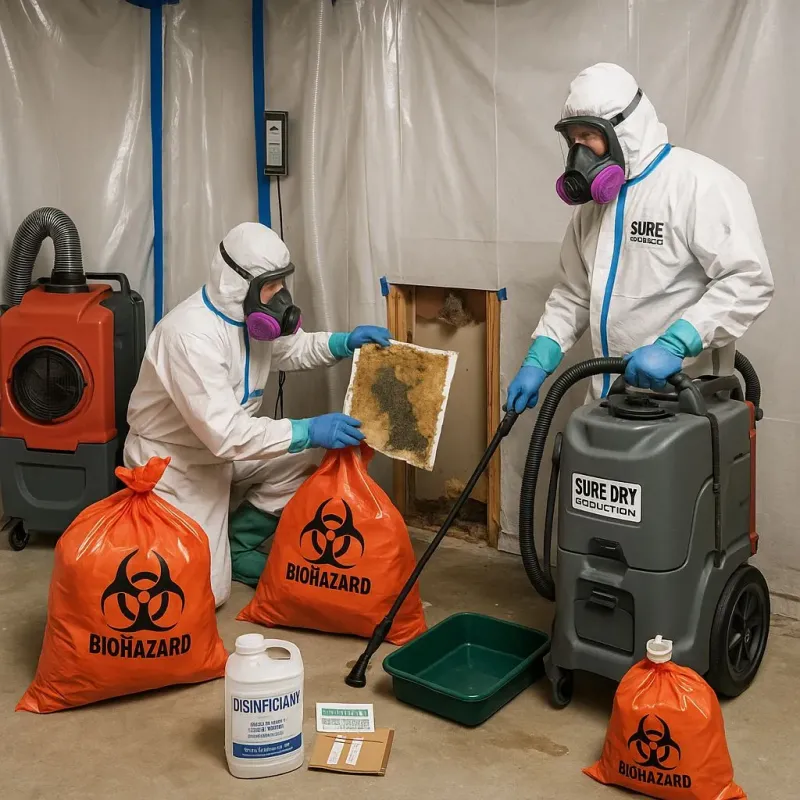 Contaminated Water Handling Protocols process in Biscoe, NC