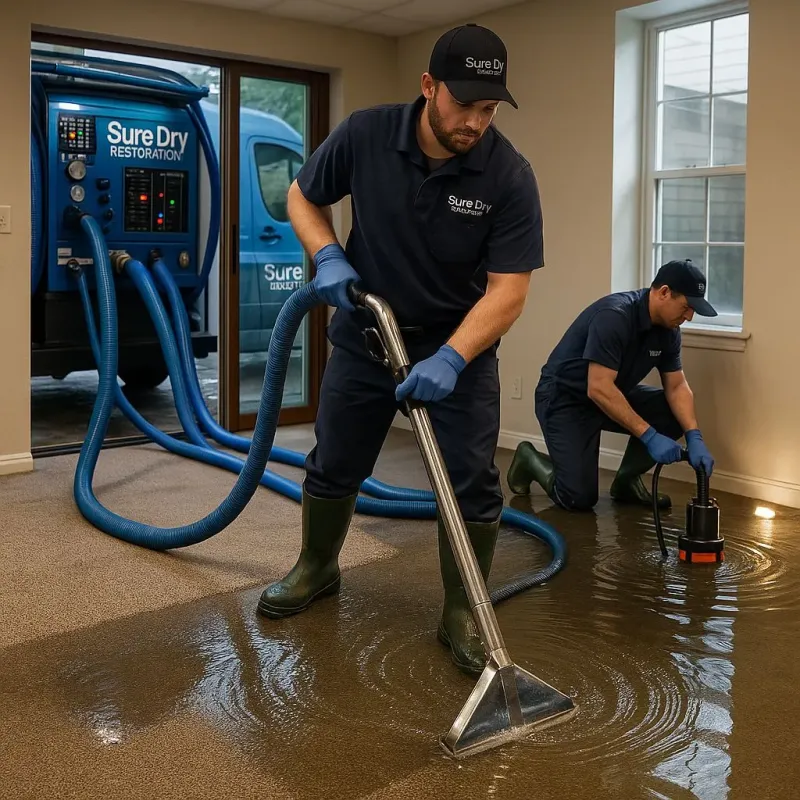 Water Extraction and Removal process in Biscoe, NC